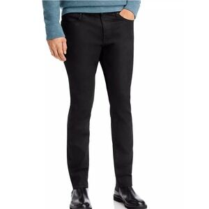 John Varvatos Bowery Slim Straight Jeans Jet Black Size 29 NWT $198